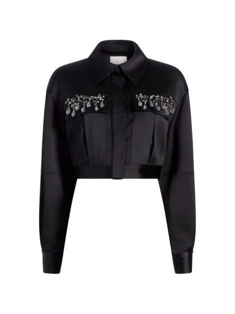 Cinq A Sept gemstone layered damoni jacket Black ZJ93810700ZBLK