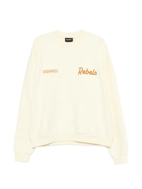DSQUARED2 cotton sweatshirt Yellow S74GU0944D25028