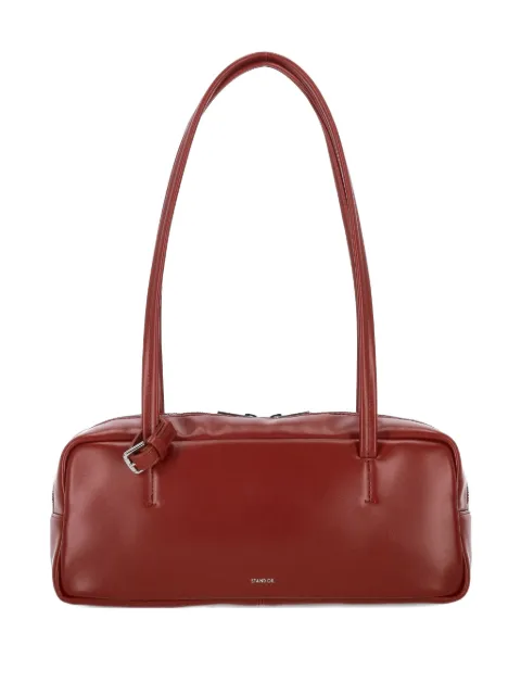 STAND OIL More buckle-strap shoulder bag Brown 24N102ARDREDWINE
