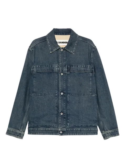 Jil Sander button pocket dnim jacket Blue J47SW0018J46668