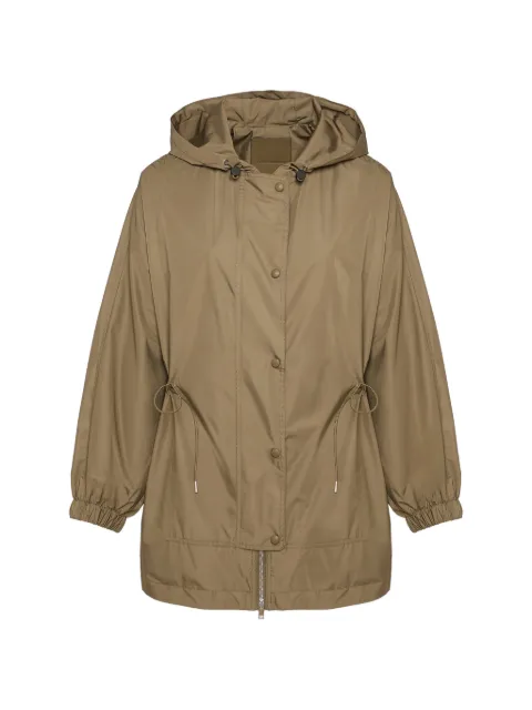 Yves Salomon hooded jacket Green 26EFV03373L04W