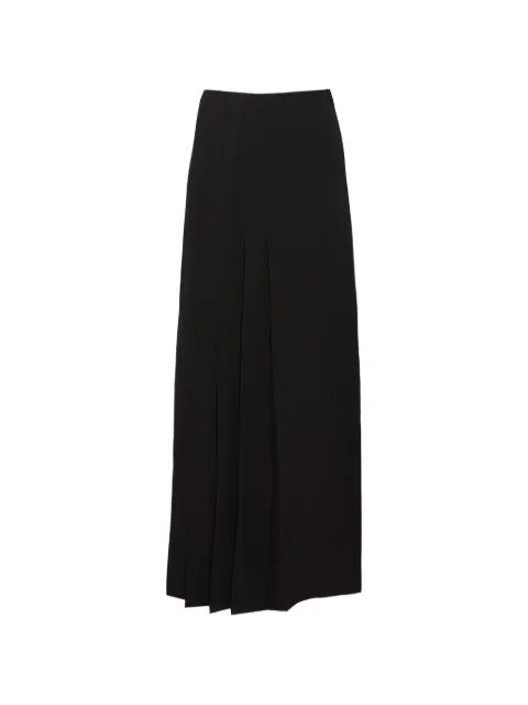 Yves Salomon pleated maxi skirt Black 26EYJ05704CRSO