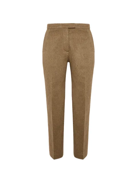 Yves Salomon tailored cashmere trousers Brown 26EYP041XXCAFL