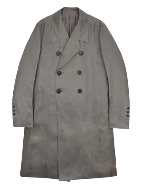 Rick Owens double-breasted coat Grey RU01E5982TWL
