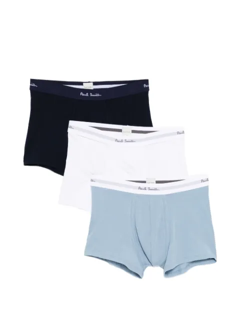 Paul Smith logo-waistband briefs (set of three) Blue M1A914U3PK84