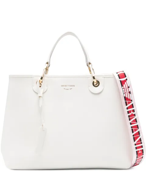 Emporio Armani top-handle tote bag White EW000360AF12103