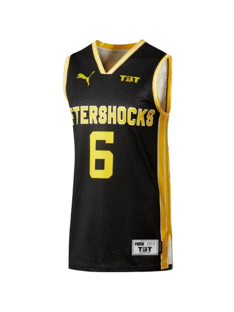 PUMA TBT Hoops Wichita State Shockers V-neck jersey Black 92915006