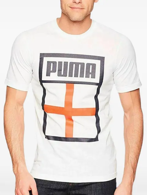 PUMA Forever Football Country graphic-print T-shirt White 75420809