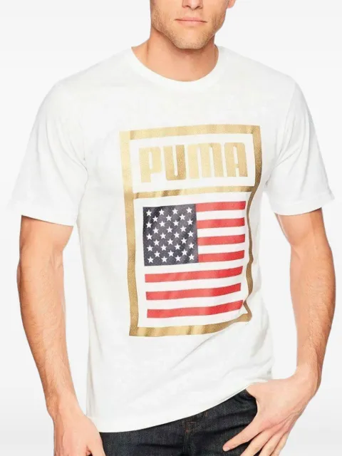 PUMA graphic-print T-shirt White 75420806