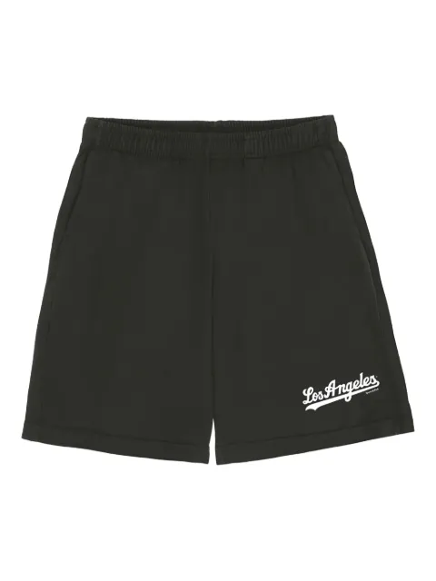 Sporty & Rich Los Angeles-print shorts Black SH039627667BA02
