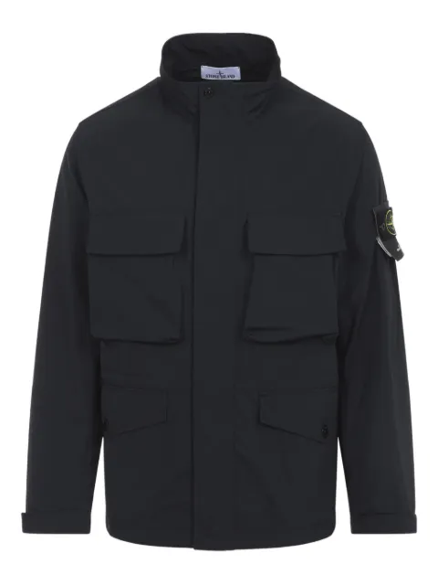 Stone Island 4100034 micro twill field jacket Black L1S154100034S0026