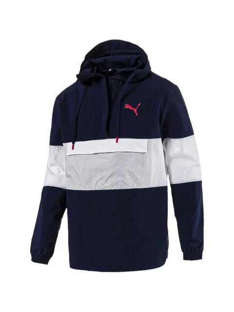 PUMA half zip windbreaker T-shirt Blue 85164306
