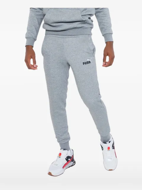 PUMA Essential logo-embroidered track pants Grey 84681003