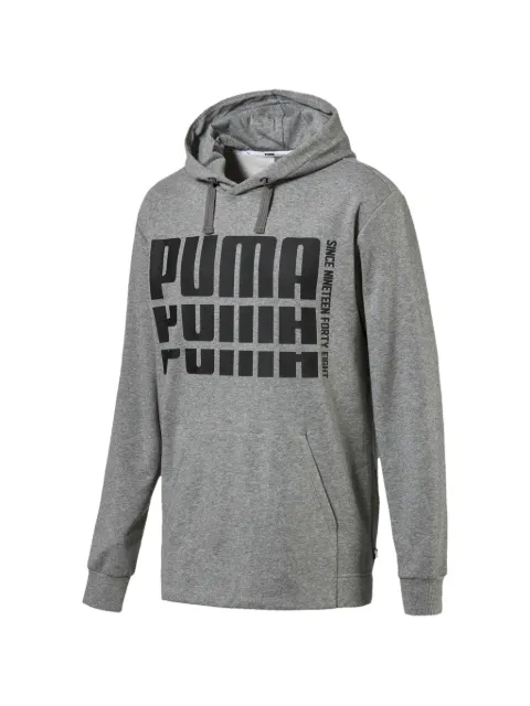 PUMA kangaroo-pocket hoodie Grey 85339003