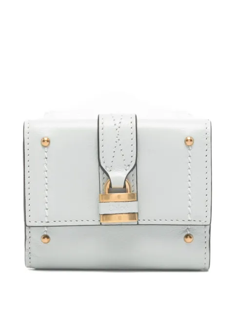 Chloé Paddington leather wallet Blue CH26SP914O37