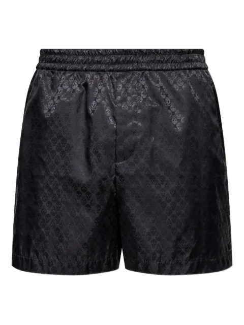 Alexander McQueen skull-patterned shorts Black 857175QRACA