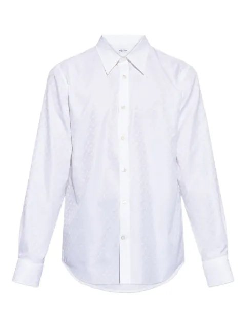 Alexander McQueen skull-print shirt White 857002QNABA