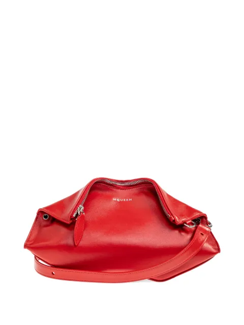 Alexander McQueen Manta zip-top clutch bag Red 8613741VDXA
