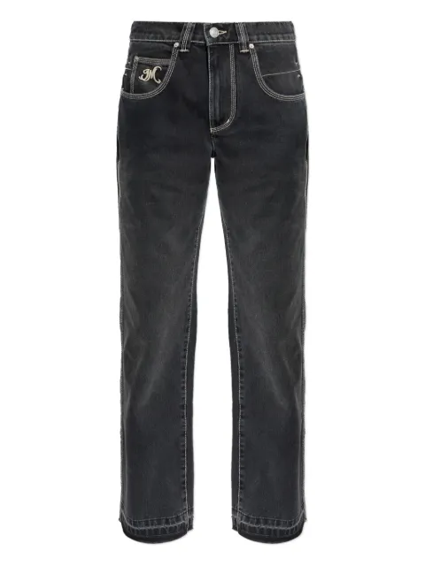 ISABEL MARANT Jeyda topstitched denim jeans Black PA0625FAD1H01I