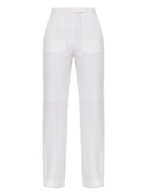 Alexander McQueen belt trousers White 858534QJAAC