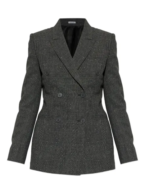 Alexander McQueen double-breasted wool jacket Grey 857675QJAFV