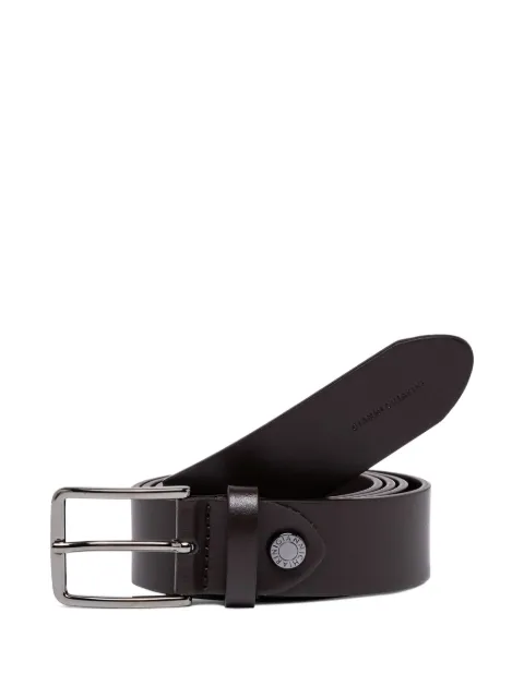 GIANNI CHIARINI logo-engraved belt Brown CN9903301VTT