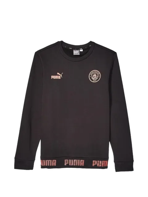 PUMA Manchester City logo-detail sweatshirt Black 75613302