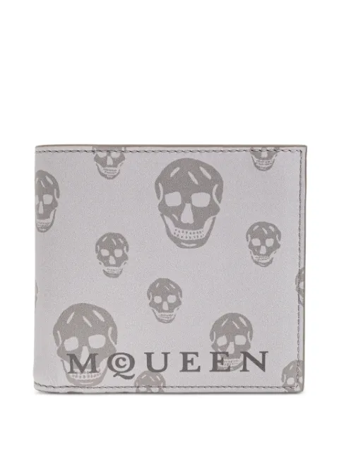 Alexander McQueen skull-print wallet Grey 8361471AAWE