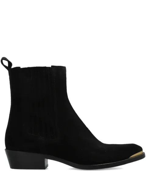 ISABEL MARANT Delano suede ankle boot Black BO0246FAD1A40S