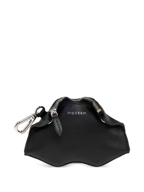 Alexander McQueen zip-fastening keyring Black 8560771VAAH