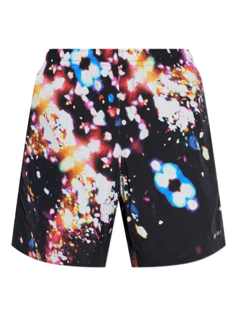 Alexander McQueen patterned beach shorts Black 8567414419Q