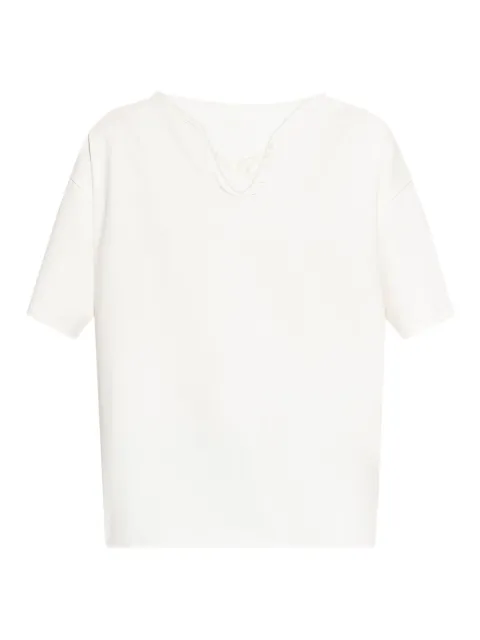 Zadig&Voltaire Meg V-neck T-shirt White JWTN026730