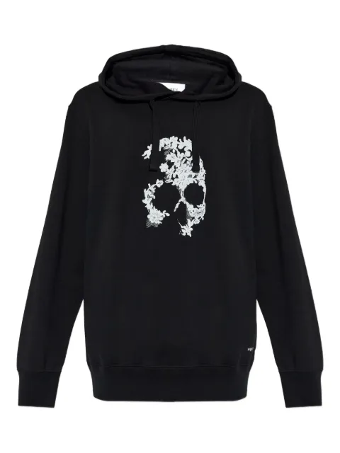Alexander McQueen skull-print hoodie Black 862290QTAEL