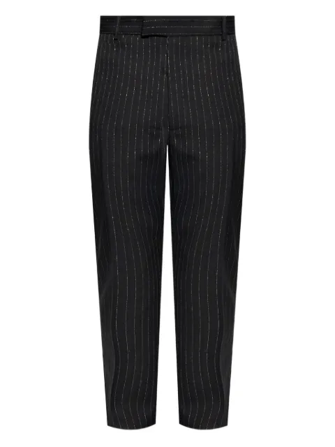 Alexander McQueen pinstripe-pattern trousers Black 850534QRACW