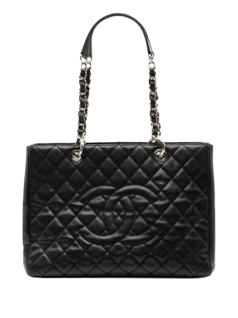 CHANEL Pre-Owned 2010-2011 Caviar Grand Shopping tote bag Black WICHP1VVOW4TFE3W