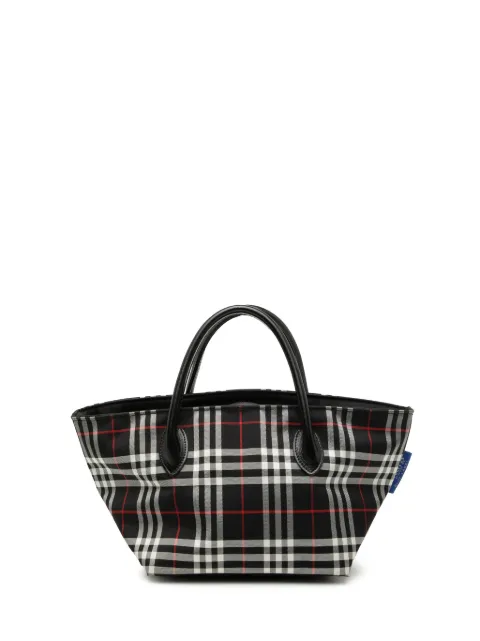 Burberry Pre-Owned 20th Century House Check Nylon handbag Black OZAW35EJMUHCAGRG