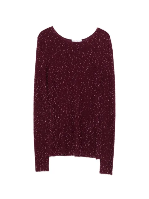 Gabriela Hearst knitted shimmer top Red 3269035A116
