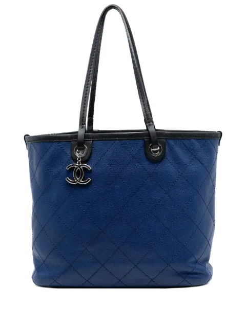 CHANEL Pre-Owned 2004-2005 Quilted Caviar Shopping Fever tote bag Black QQPYF2VX8WGSMXWV