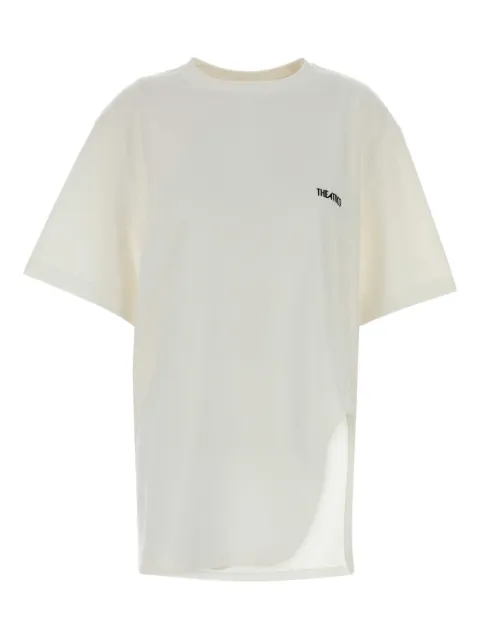 The Attico slit crew-neck T-shirt White 260WCT00350JJJ025AA