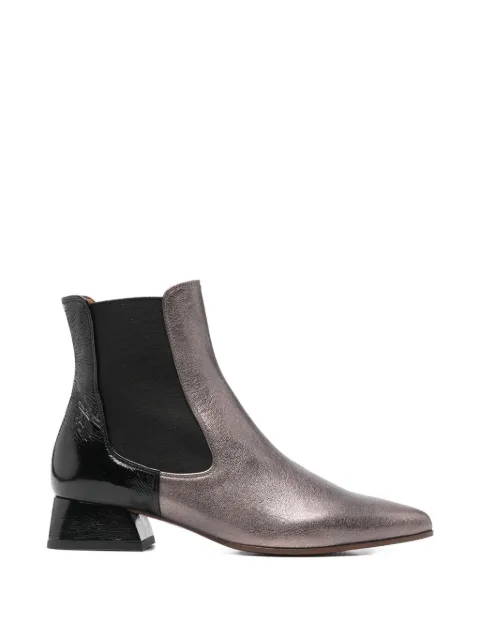Chie Mihara Helix pointed-toe block-heel boots Grey HELIX