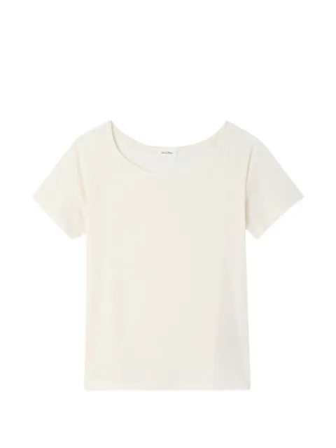 American Vintage Laloom boat-neck T-shirt White LAL02A