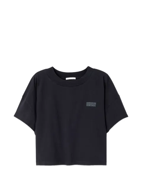 American Vintage Gixy short-sleeve T-shirt Black GIX02B