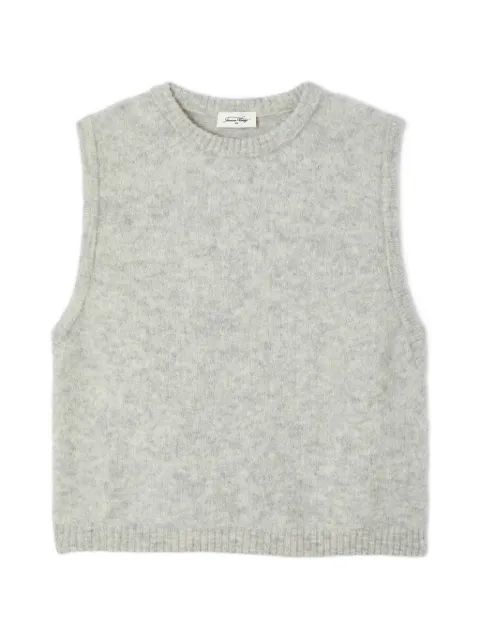 American Vintage Vitow sleeveless sweater Grey VITO18L