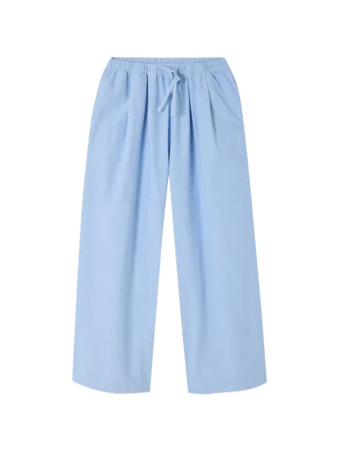 American Vintage Feoly drawstring palazzo pants Blue FEO10A