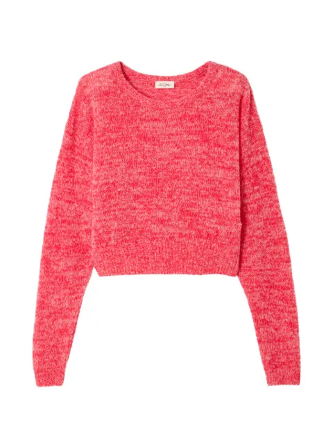 American Vintage Nuggy round-neck wool jumper Red NUG18A