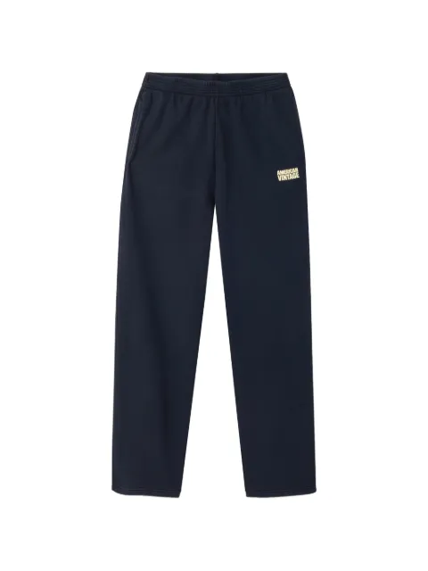 American Vintage elasticated-waist track pants Blue PLI05B