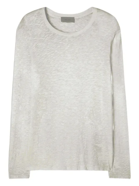 American Vintage Bysapick long-sleeve T-shirt White MBYSA18