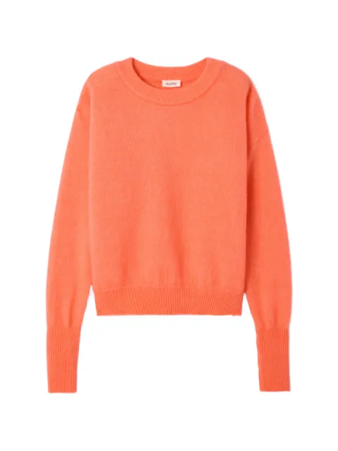 American Vintage long-sleeve crew-neck sweater Orange VITO18E