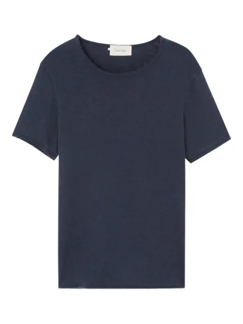 American Vintage Sonoma raw-edge T-shirt Blue MSON25TG
