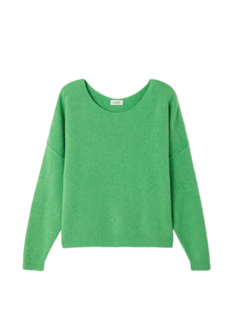 American Vintage Damsville long-sleeve sweater Green DAM225